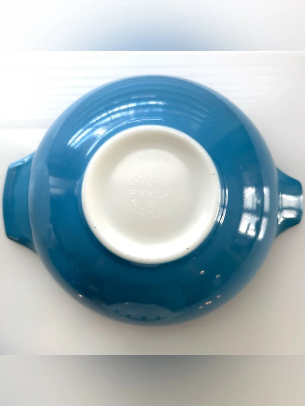 Vintage Pyrex Snowflake Garland Blue/White Cinderella Mixing Bowl - Set of 4